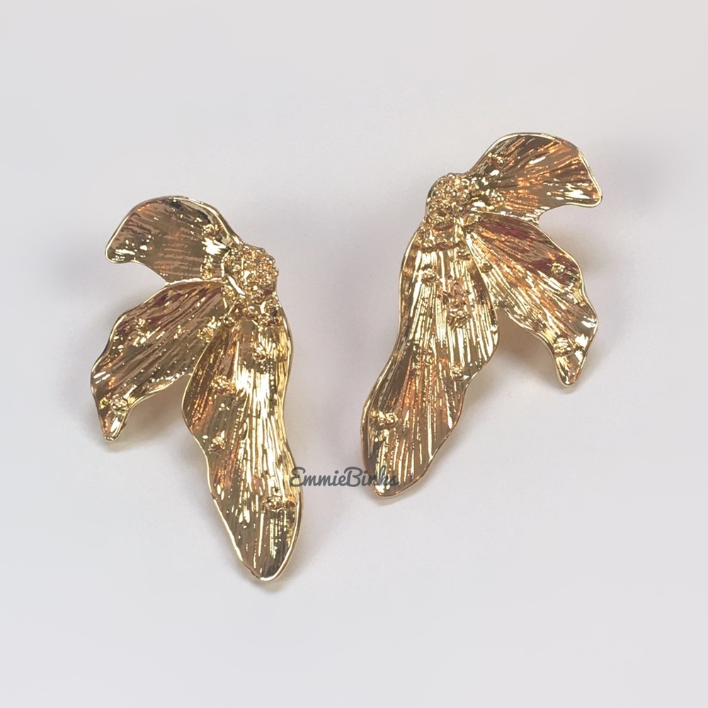 ✨3for$38  New Anthro Lotus Flower Drop Earring - Picture 6 of 14